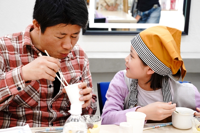 自分で作った料理の味は格別