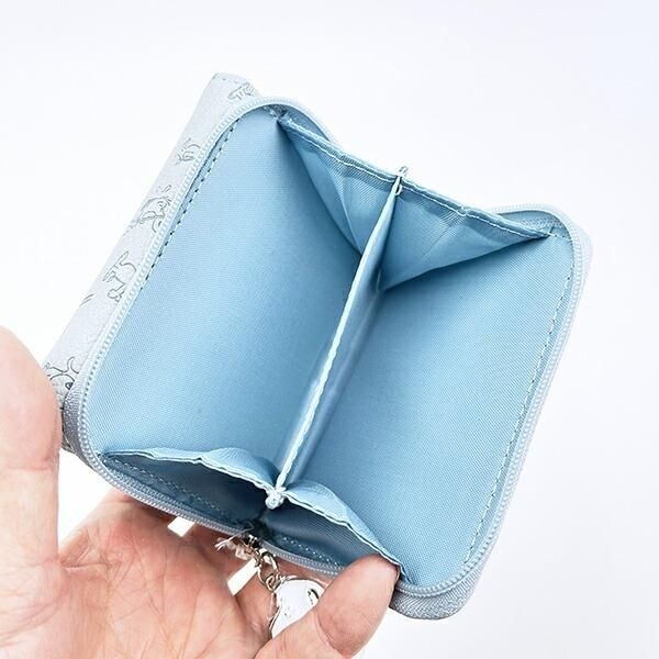スヌーピーの大人っぽいコンパクトな財布