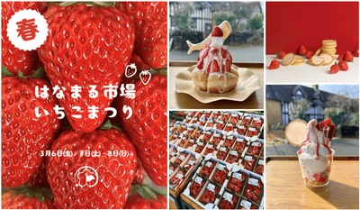 ＜千葉県南房総市＞道の駅ローズマリー公園 はなまる市場 　旬をめいっぱいたのしもう！！「はなまるいちごまつり」 2026年3月6日(金)～2026年3月8日(日)の3日間開催！