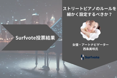 Surfvote投票結果「ストリートピアノのルールを細かく設定するべきか？」