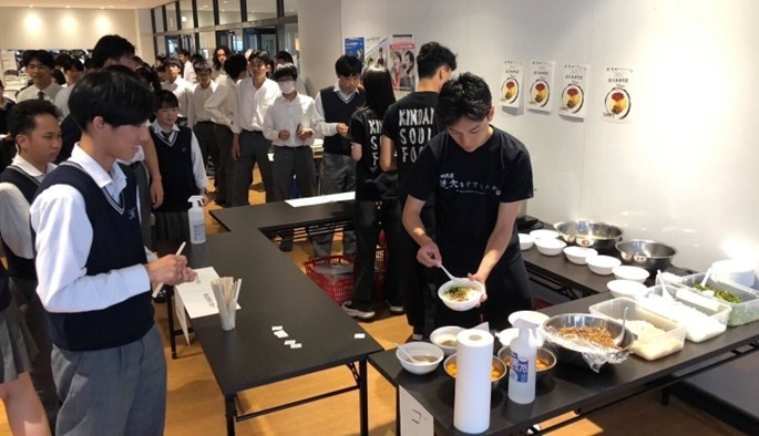 令和7年(2025年)6月に実施したテスト営業の様子