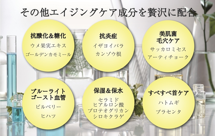エイジングケア成分を厳選