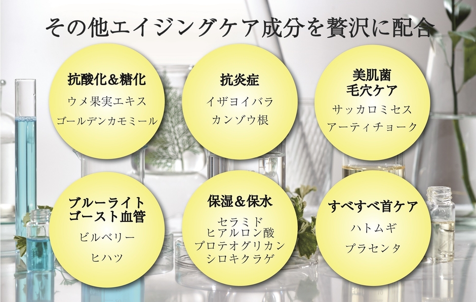 エイジングケア成分を厳選