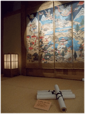 立山曼荼羅の展示