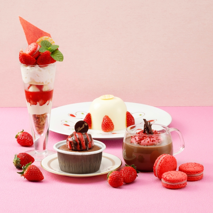 リンツ ストロベリーカフェメニュー