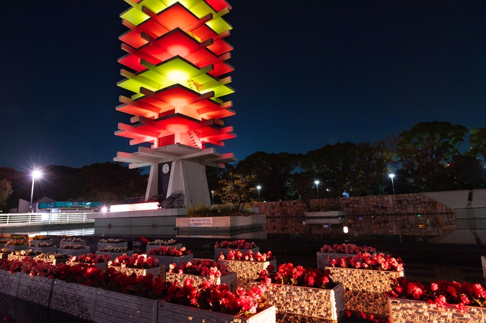 ~12/9 オリンピック記念塔ライトアップ