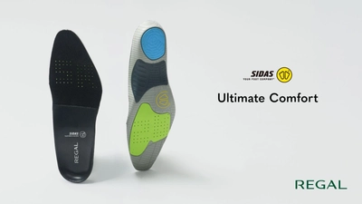 REGAL︱正統派のドレススタイルに、世界が認める「SIDAS」インソールの快適性を。
