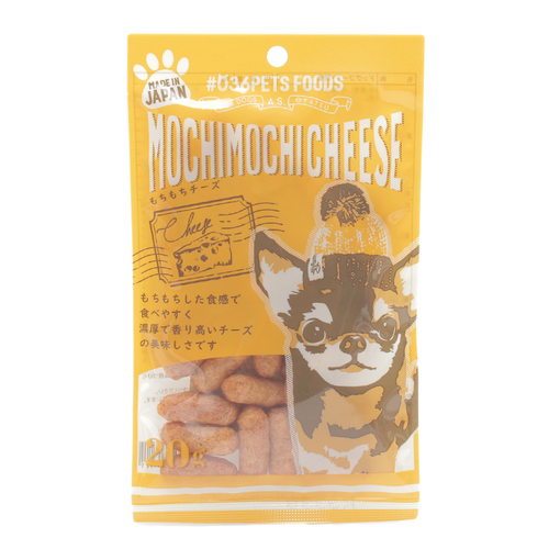 「犬のおやつ モチモチチーズ」価格：132円／内容量：20g