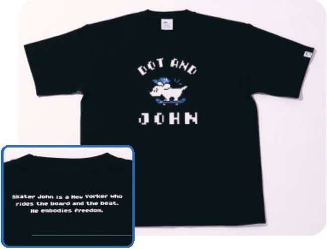 DOT AND JOHN 　Tシャツ黒	¥7,700-（税込）