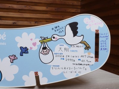 側板寄書き例