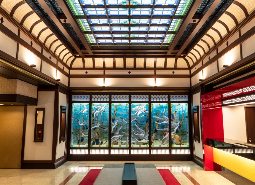 京都山科 ホテル山楽ロビー