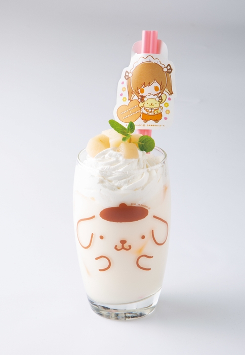 プリンくんとねるちゃんのピーチヨーグルトドリンク