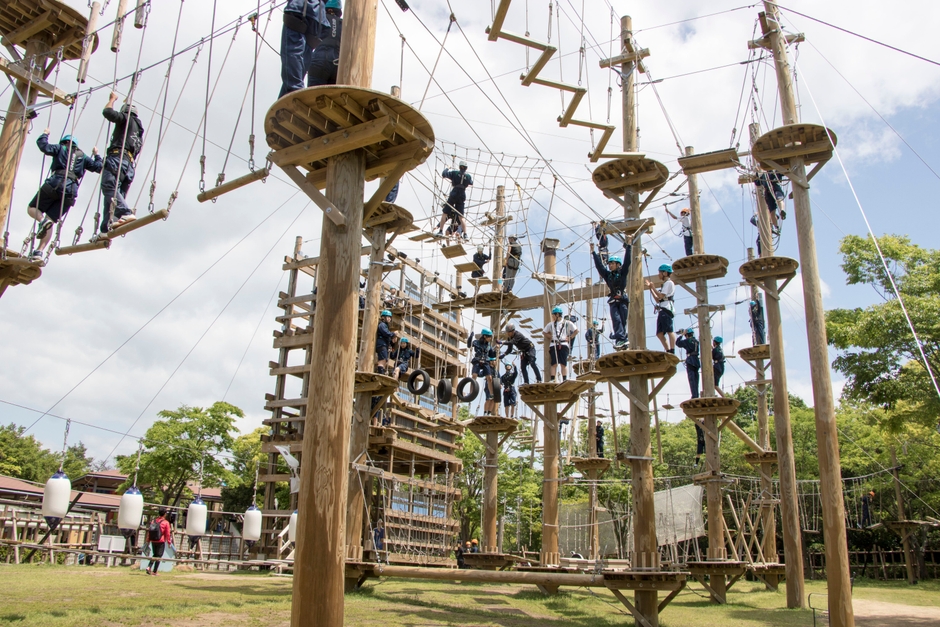 ▲アスレチック「アッパレ!戦国大冒険!」