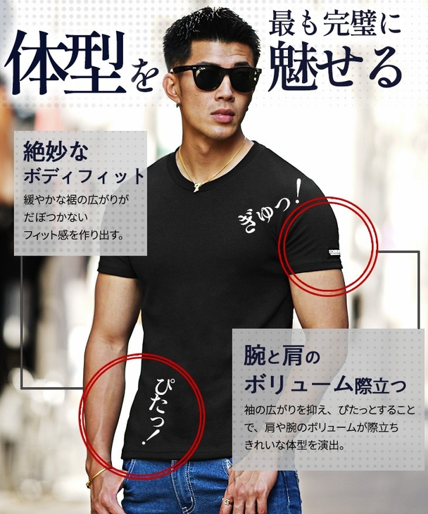 「体型」を綺麗に見せるボディフィット