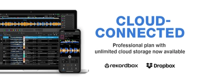 DJアプリケーション「rekordbox」に 「Professionalプラン」が登場　 ～容量無制限クラウドストレージで、 すべての音楽ライブラリを管理するスマートなワークフローを実現～