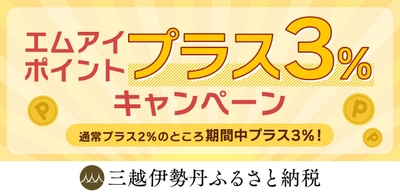 エムアイポイントプラス3%キャンペーン