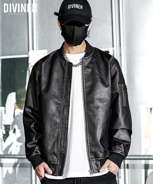 Dirty Leather MA-1 Jacket