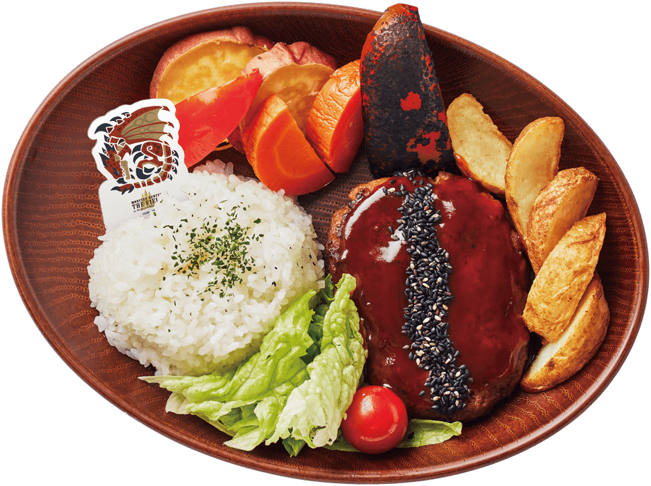 ▲ハンター飯プレート ~リオレウスの尻尾~ /1,800円(税込)