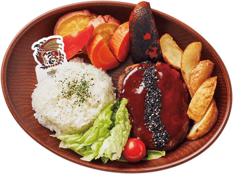 ▲ハンター飯プレート ~リオレウスの尻尾~ /1,800円(税込)