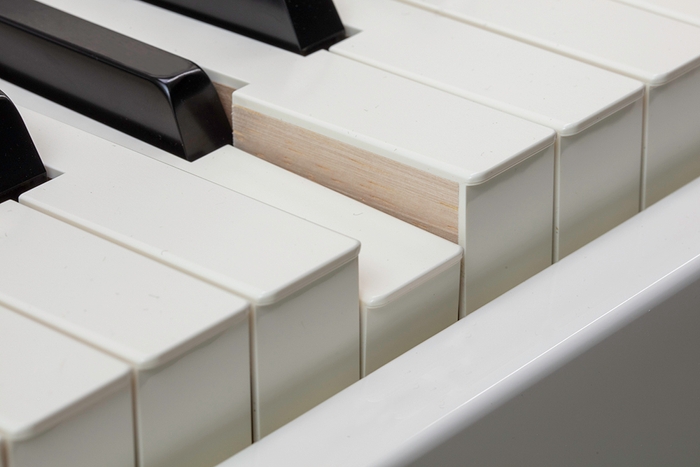 本格的なハンマー・アクション鍵盤を搭載