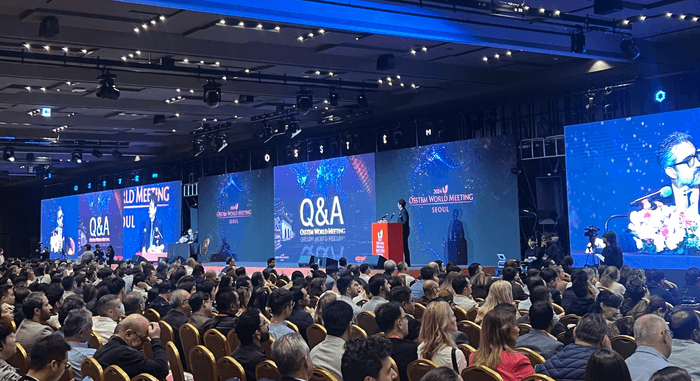 図4 今年4月韓国・ソウルで開催されたオステムワールドミーティングのシンポジウムの様子