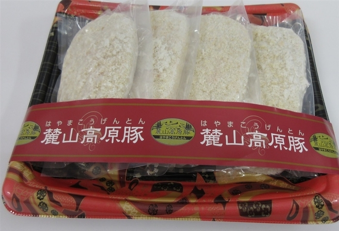 麓山高原豚ロースカツ（衣付き）　120g×４個