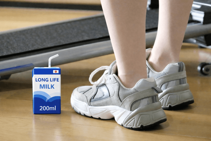 ウォーキング後に