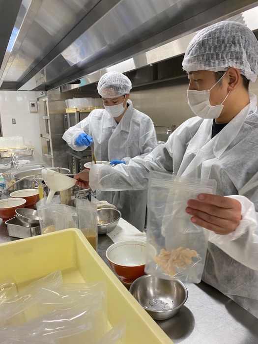 製作中の様子