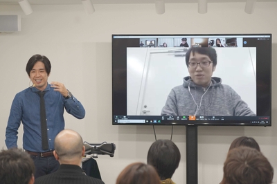 オンライン+オフライン勉強会の様子