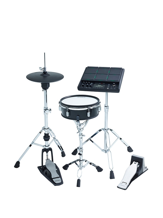 『SPD-SX PRO』を使った簡易ドラム・セットの例