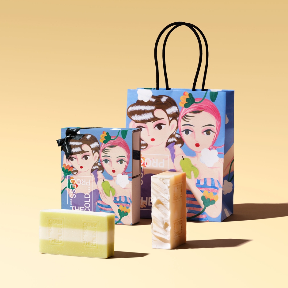 サマーギフト(グリーンペアー＋フリージア)