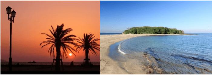 北条海岸／沖ノ島