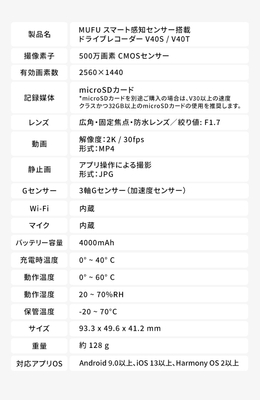 製品仕様