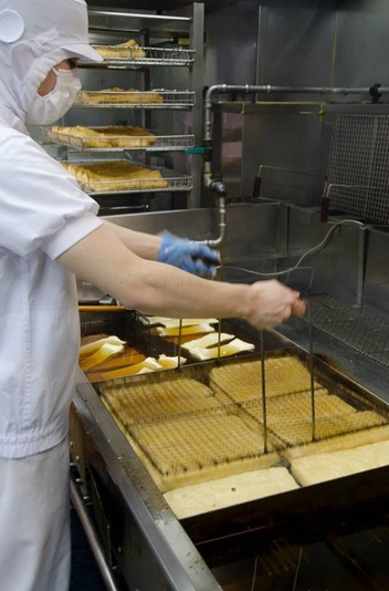 手づくり油揚げ 製造工程