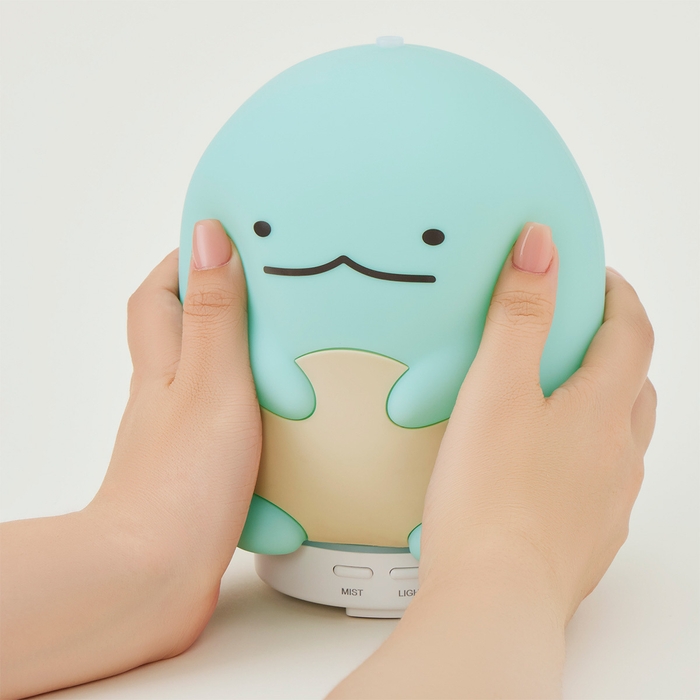 すみっコぐらし ルームライト加湿器 とかげ(使用イメージ)