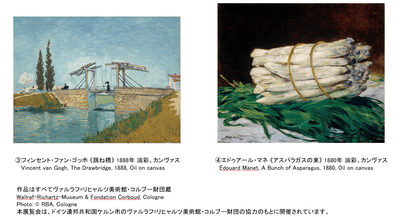 ゴッホの跳ね橋と印象派の画家たち　ヴァルラフ＝リヒャルツ美術館所蔵