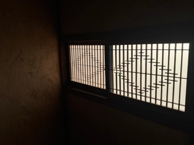 修復した窓