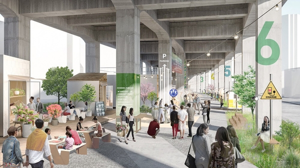 高架下空間の開発イメージ①