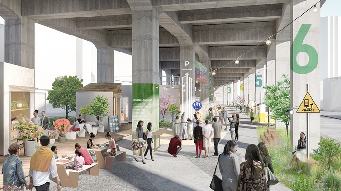 高架下空間の開発イメージ①