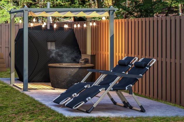 プライベートテントサウナ&天然温泉露天風呂