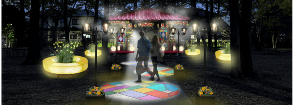 ▲装飾を施した東屋（イメージ）