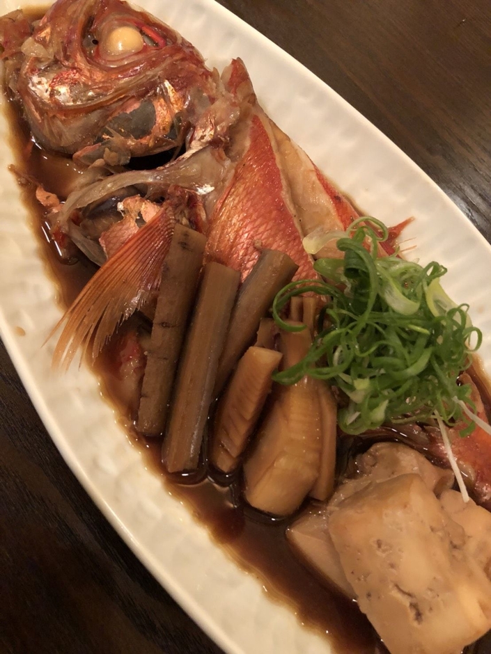 名物　釣りきんきの煮つけ