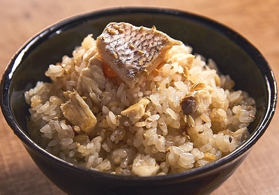鯛めし盛りつけ例