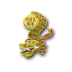 ◆PINS FACTORY（ピンズファクトリー）◆　あなたの街のピンズ実例紹介【大阪府】サンドリオン　様　「ハッピードラゴン」