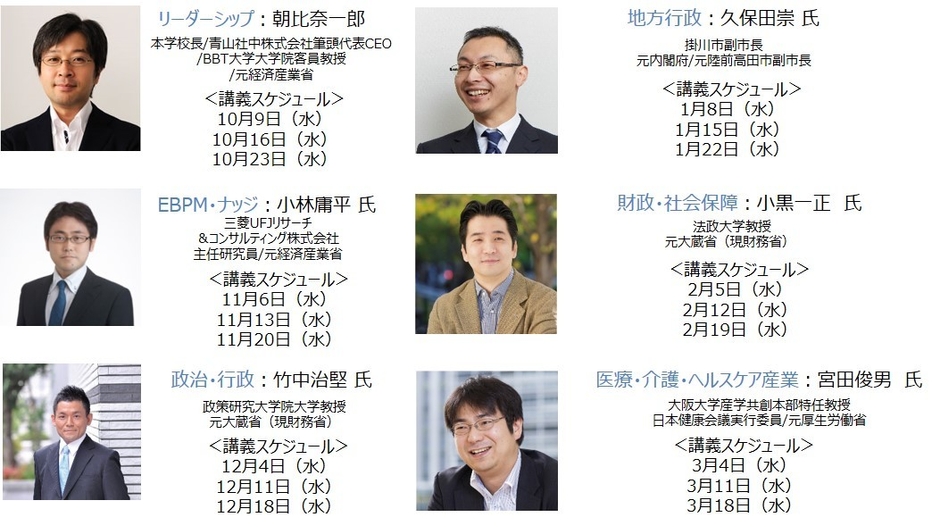 <講師・講座内容>