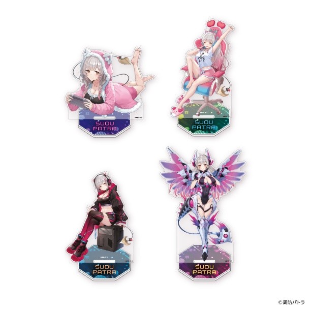 ▲周防パトラ アクリルスタンド(全4種)