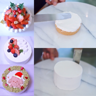 ケーキ試作中