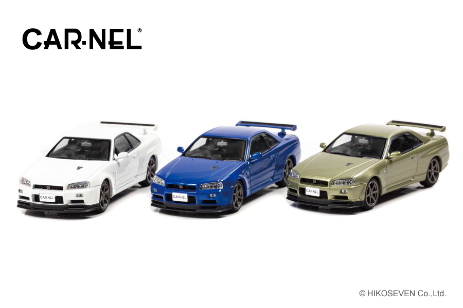CARNEL 1/43 日産 スカイライン GT-R VspecII / VspecII Nur (BNR34)