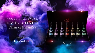 ラグジュアリーシャンパーニュブランド 『ANGEL CHAMPAGNE』が  アタッシュケース『ANGEL CHAMPAGNE NV Brut HALO  Chant de la lumiere (シャン・ドゥ・ラ・リュミエール)』を 2025年12月2日(火)より販売開始！