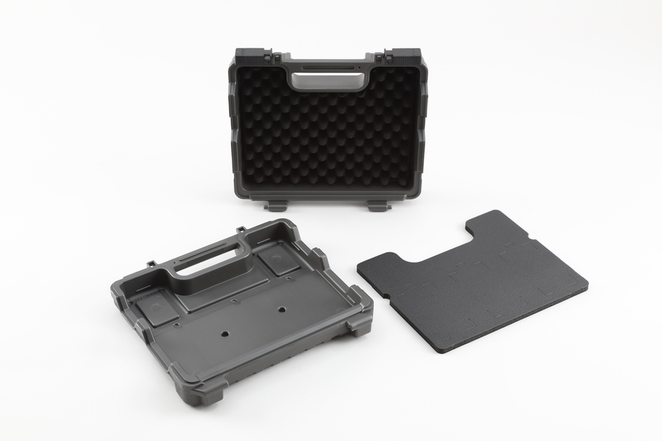 ペダル・レイアウトが自由な「ホールディング・パッド」が付属(写真は『BCB-30X』)